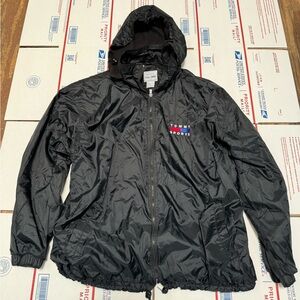 Vintage Tommy Sport Black Jacket Windbreaker Zip Up The Authentic Guy 2000